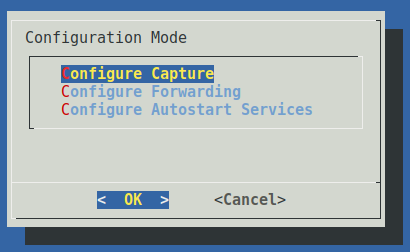 Select configuration mode