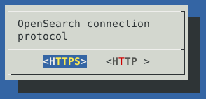 OpenSearch connection protocol