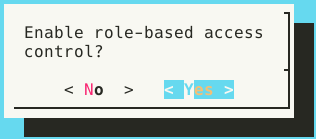 Enable RBAC